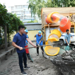 북경 폭우 피해 학교, 복구 작업으로 분주
