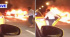 불길에 휩싸인 차에 '여사친' 남겨둔 채 택시 타고 가버린 남성